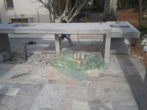 נישה פנימית שמאלית והכנה ללחץ גבוה לטבון