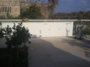 פרוייקט הקמת מטבח חוץ בשילוב בר